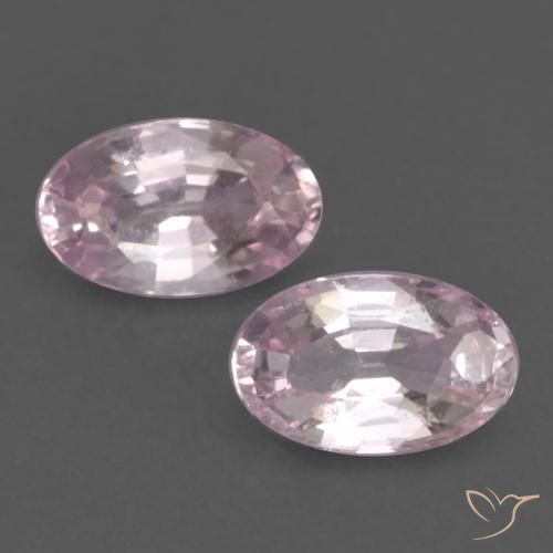 0.61ctw Naturale Rosa Molto Chiaro Zaffiro, Ovale, VVS-VS