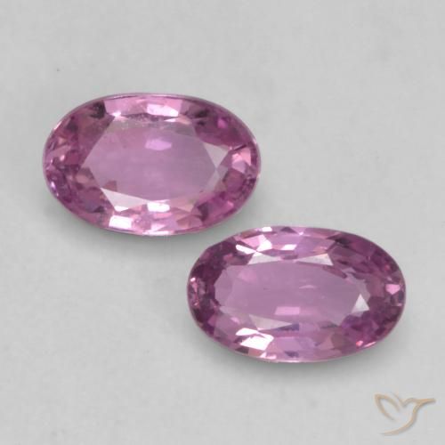 0.61ctw Naturale Viola medio Zaffiro, Ovale, VVS-VS