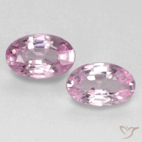 0.51ctw Naturale Rosa Chiaro Bubblegum Zaffiro, Ovale, VVS-VS