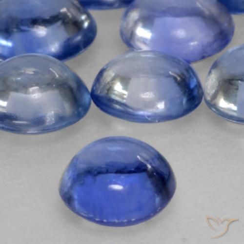 Zaffiro Blu naturale da 0.31 ct, Rotondo, Trasparente