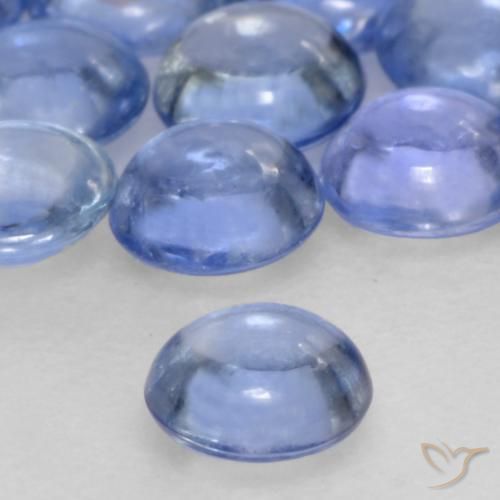 Zaffiro Bambina blu naturale da 0.23 ct, Rotondo, Trasparente