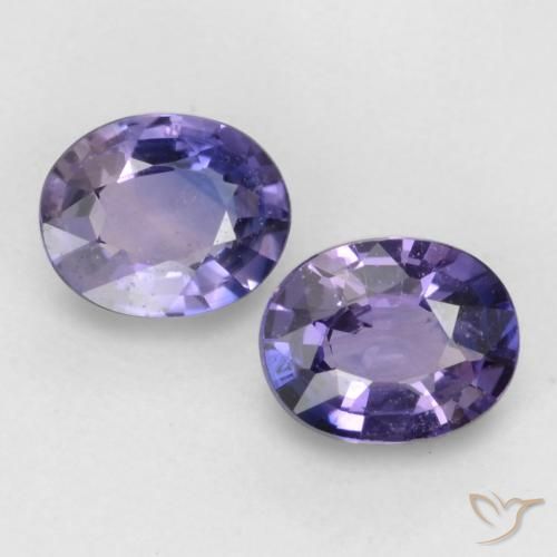 0.77ctw Naturale Viola intenso Zaffiro, Ovale, VS