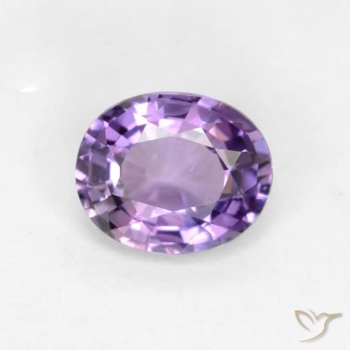 0.58ct Naturale violaceo Zaffiro, Ovale, VS