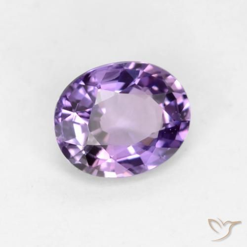 Zaffiro violaceo naturale da 0.58 ct, Ovale, VS