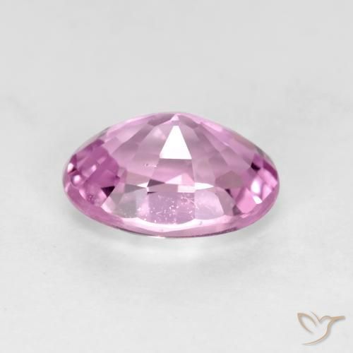Zaffiro Rosa violetto naturale da 0.83 ct, Ovale, VVS-VS