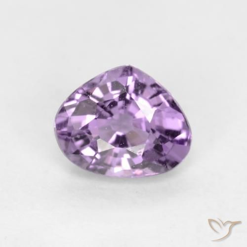 0.39ct Naturale Viola medio Zaffiro, Forma a pera, VVS-VS
