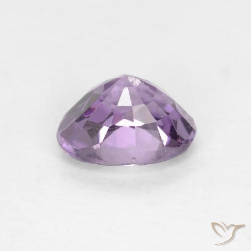 Zaffiro Viola medio naturale da 0.39 ct, Forma a pera, VVS-VS