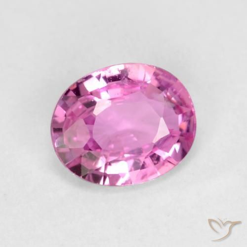 Zaffiro Viola medio naturale da 0.43 ct, Ovale, VS