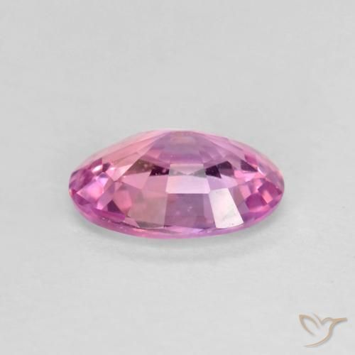 Zaffiro Rosa violetto naturale da 0.58 ct, Ovale, VS