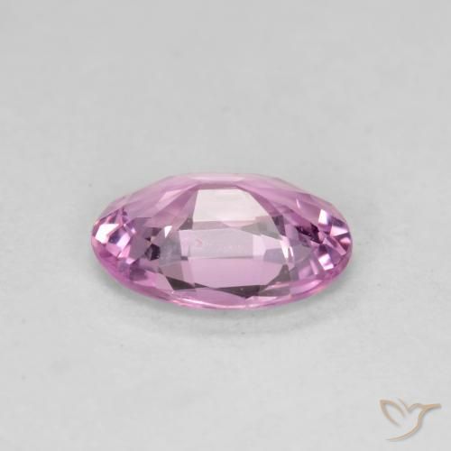 Zaffiro Rosa violetto naturale da 0.71 ct, Ovale, VVS-VS