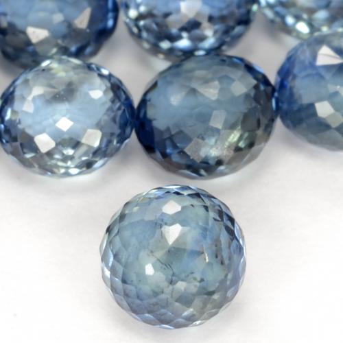 Zaffiro Azzurro naturale da 0.53 ct, Rotondo, VS