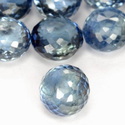Zaffiro Azzurro naturale da 0.53 ct, Rotondo, VS