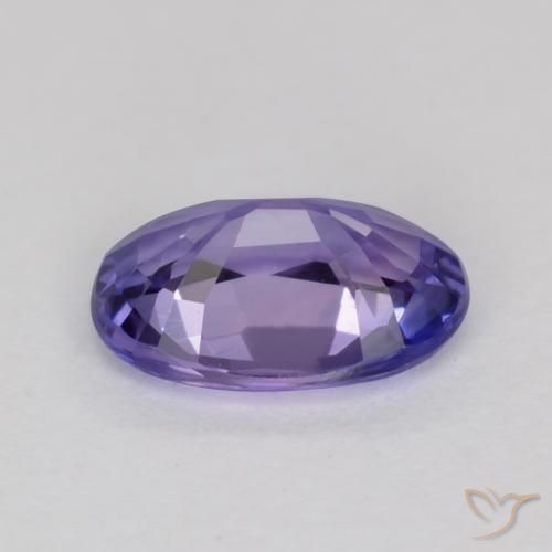 Zaffiro Viola scuro naturale da 0.55 ct, Ovale, VS