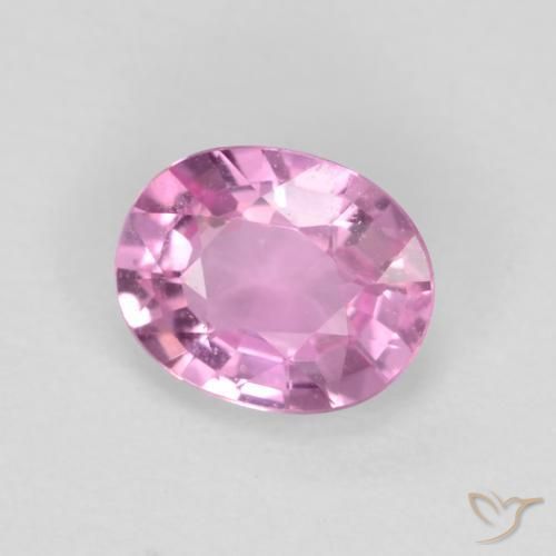 Zaffiro Viola-Rosa naturale da 0.47 ct, Ovale, VS