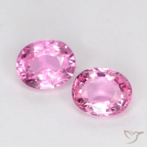 0.88ctw Naturale Rosa medio Zaffiro, Ovale, VS-SI