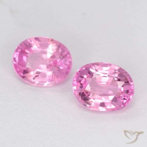 0.90ctw Naturale Rosa medio Zaffiro, Ovale, VS-SI