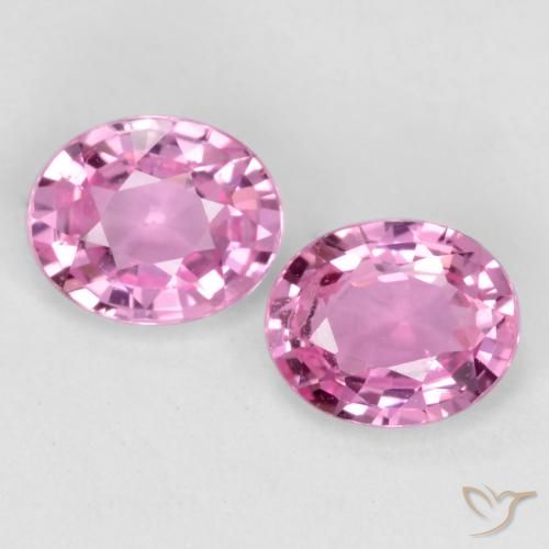 0.84ctw Naturale Rosa medio Zaffiro, Ovale, VS