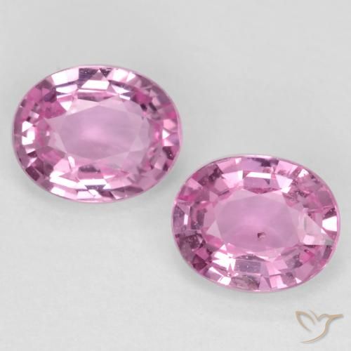 0.92ctw Naturale Rosa porpora reale Zaffiro, Ovale, VS-SI