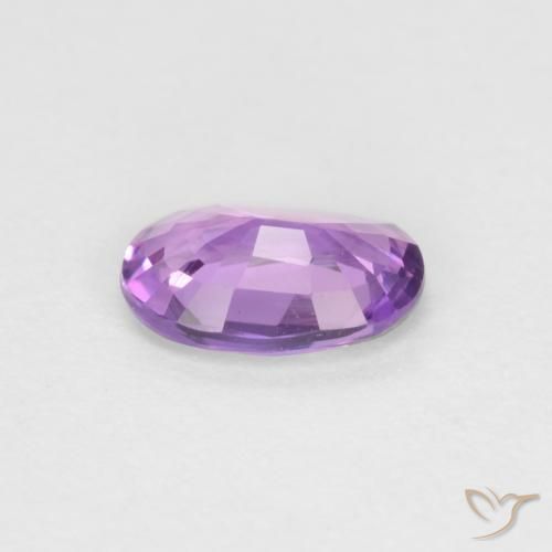 Zaffiro Viola elettrico naturale da 0.43 ct, Ovale, VS