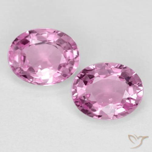 0.85ctw Naturale Rosa porpora reale Zaffiro, Ovale, VS-SI