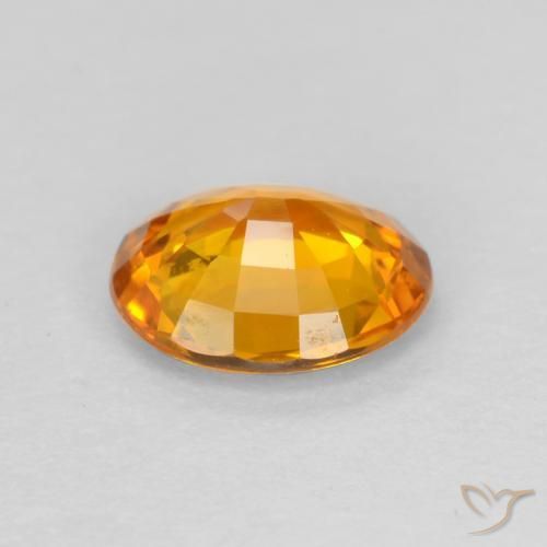 Zaffiro Oro naturale da 0.70 ct, Ovale, VS