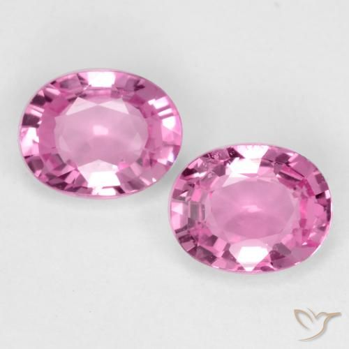 0.79ctw Naturale Rosa scuro Zaffiro, Ovale, VVS-VS