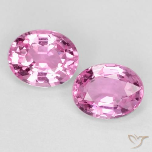 0.86ctw Naturale Rosa medio Zaffiro, Ovale, VVS-VS