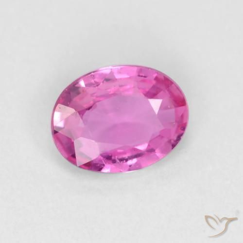 Zaffiro Viola medio naturale da 0.32 ct, Ovale, VS