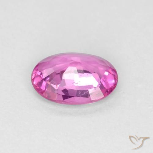 Zaffiro Viola medio naturale da 0.32 ct, Ovale, VS
