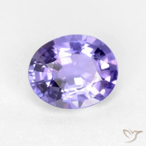 0.48ct Naturale Viola tendente al rosa Zaffiro, Ovale, VS