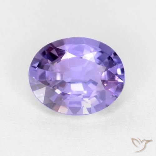 Zaffiro Viola tendente al rosa naturale da 0.48 ct, Ovale, VS