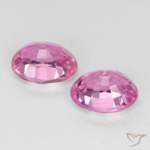 Gemme di Zaffiro Rosa medio naturale da 0.96 ct, Taglio ovale, VS