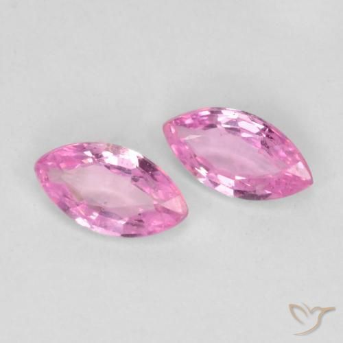 Gemme di Zaffiro Viola medio naturale da 0.36 ct, Taglio marquise, VS