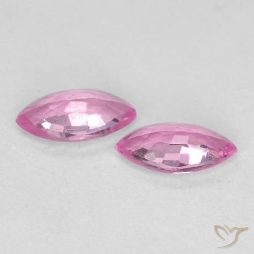 Gemme di Zaffiro Viola medio naturale da 0.36 ct, Taglio marquise, VS