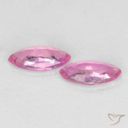 Gemme di Zaffiro Viola medio naturale da 0.37 ct, Taglio marquise, VS