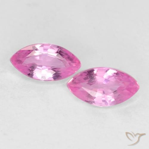 0.46ctw Naturale Viola rosato brillante Zaffiro, Taglio marquise, VS