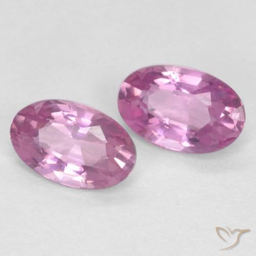Gemme di Zaffiro Rosa medio naturale da 0.56 ct, Ovale, VS