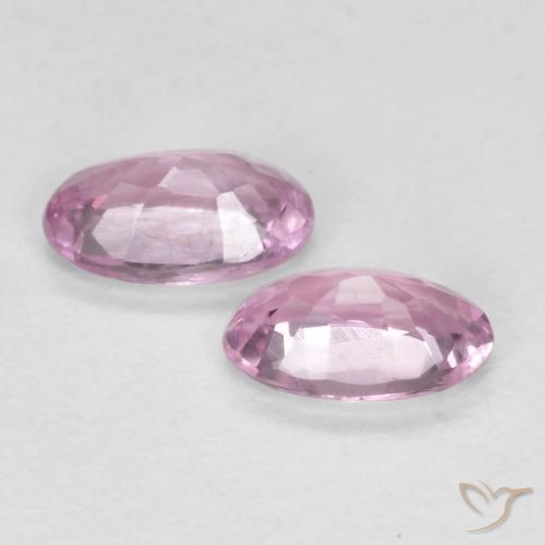 Gemme di Zaffiro Viola medio-chiaro naturale da 0.50 ct, Ovale, VS