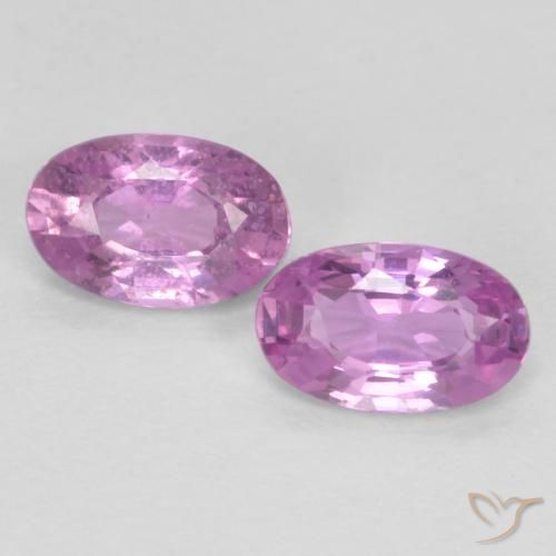 0.60ctw Naturale Viola medio-chiaro Zaffiro, Ovale, VS