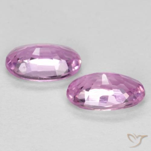Gemme di Zaffiro Viola medio-chiaro naturale da 0.56 ct, Ovale, VS
