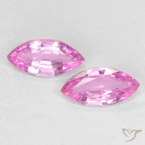 0.35ctw Naturale Viola rosato brillante Zaffiro, Taglio marquise, VS