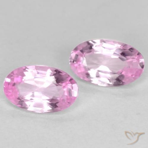Gemme di Zaffiro Viola medio naturale da 0.51 ct, Ovale, VS