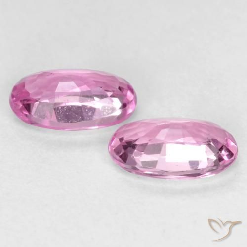 Gemme di Zaffiro Rosa porpora reale naturale da 0.57 ct, Ovale, VS