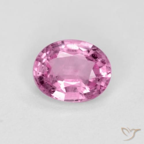 0.45ct Naturale Rosa porpora reale Zaffiro, Ovale, VS-SI