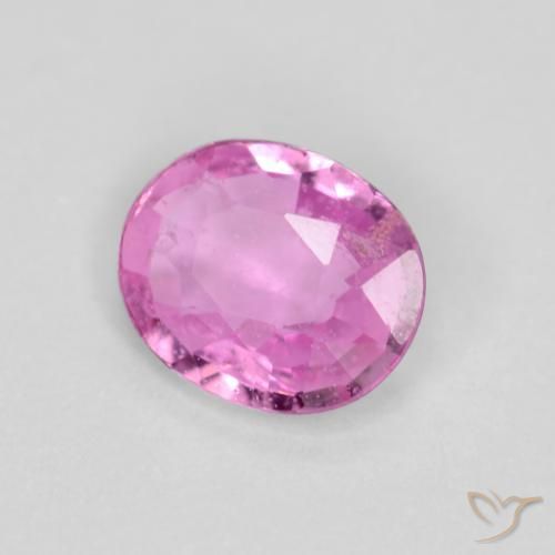 Zaffiro Viola medio naturale da 0.33 ct, Ovale, VS-SI