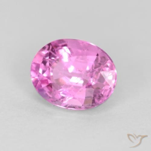 Zaffiro Viola-Rosa naturale da 0.45 ct, Ovale, VS