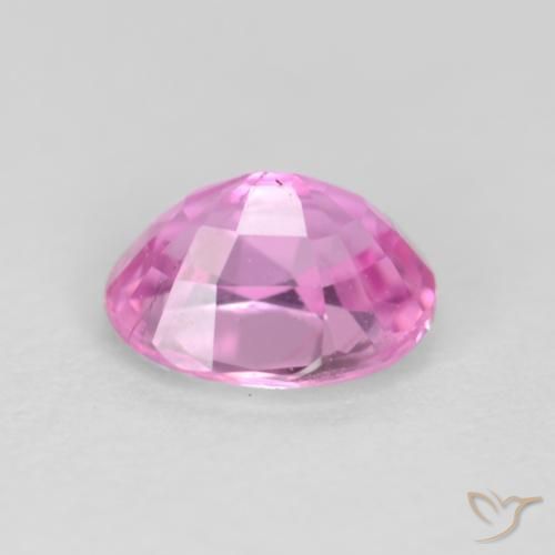 Zaffiro Viola-Rosa naturale da 0.45 ct, Ovale, VS