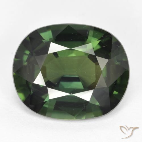 6.25ct Naturale Verde freddo Zaffiro, Ovale, VVS