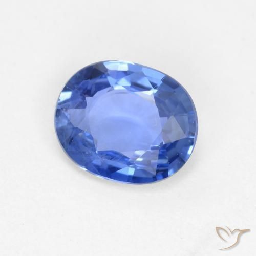 Zaffiro Blu navy chiaro naturale da 0.66 ct, Ovale, VS