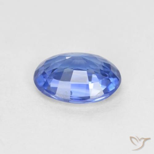 Zaffiro Bambina blu naturale da 0.62 ct, Ovale, VS